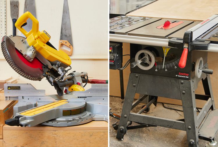 Comparison of Miter Saws and Table Saws