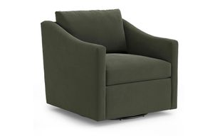 Landry Velvet Rotating Armchair