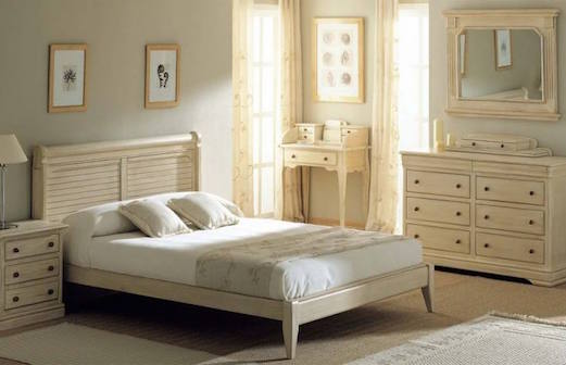 светлая мебель для спальни